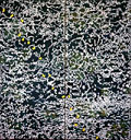 Monet's pond,Folding screen of petals(left) 