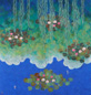 Monet's pond-Summer color two-fold screen